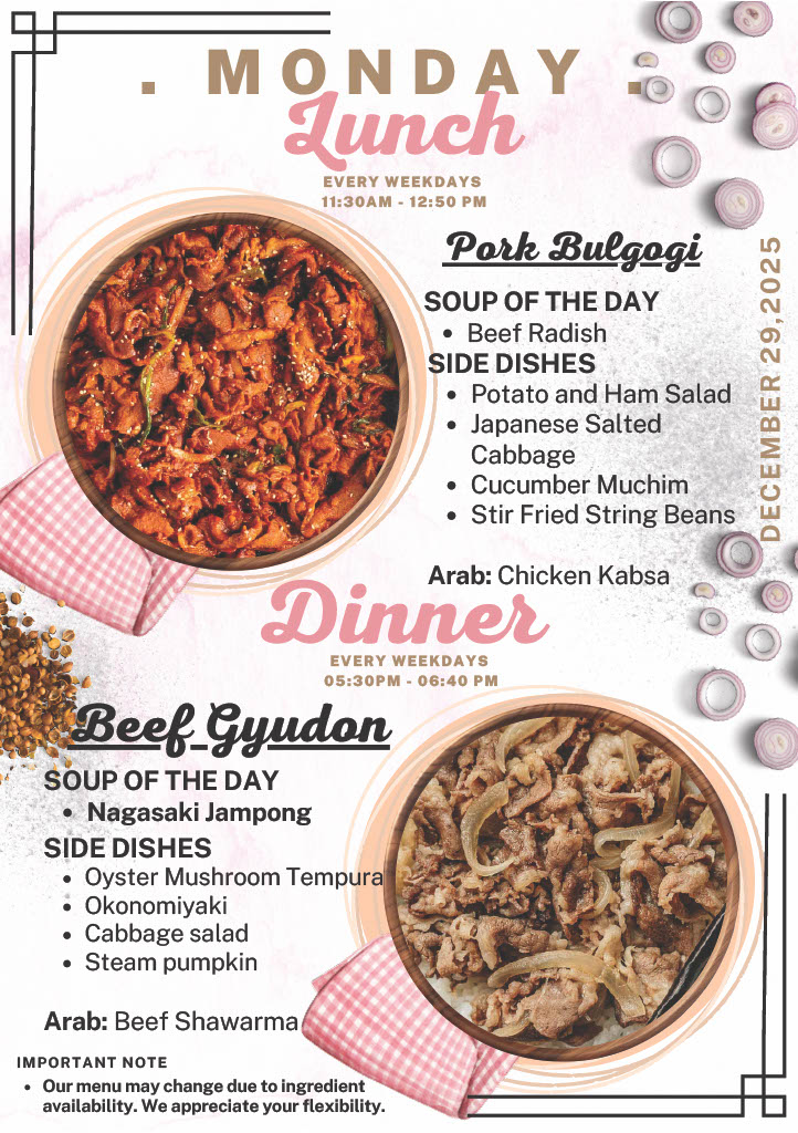 JICプレミアムキャンパス食事